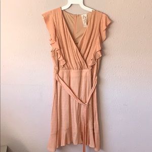 Sadie & Sage peach dress NWT